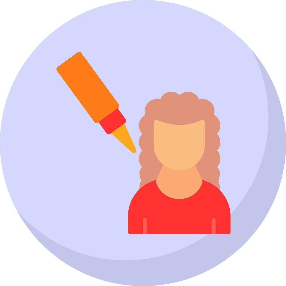Scalp Treatment Vector Icon Design