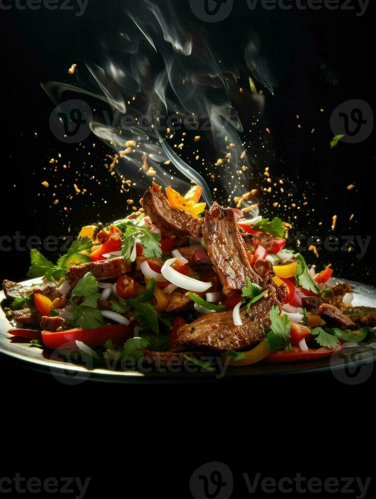 a photo of fajitas