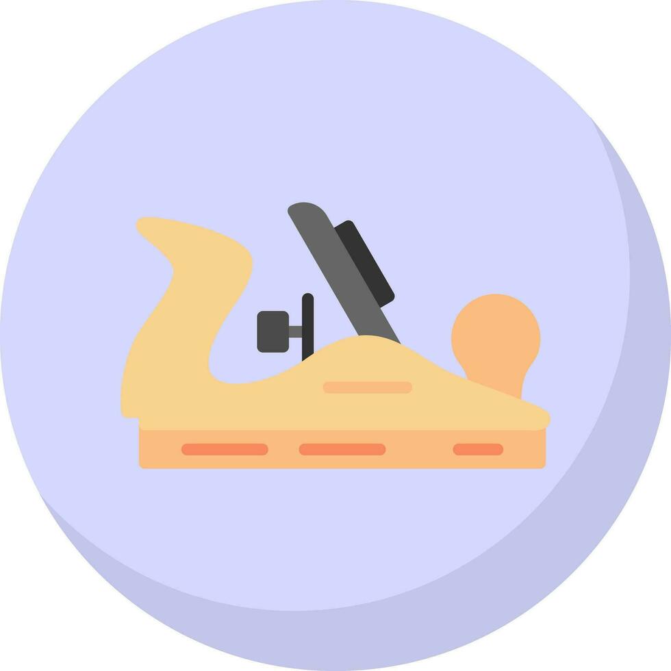 Wood plane Vector Icon Design