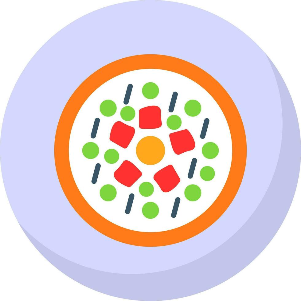 Caesar Pizza Vector Icon Design