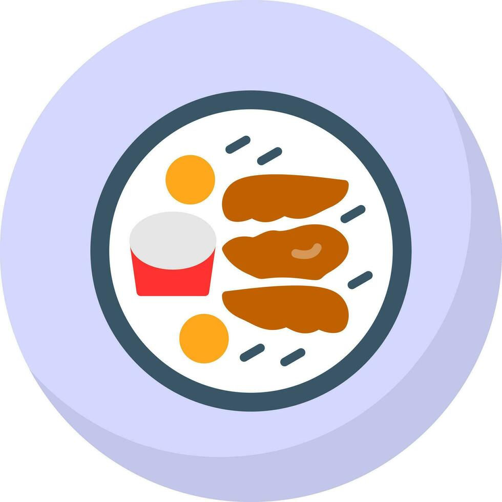 Chicken Fingers Vector Icon Design