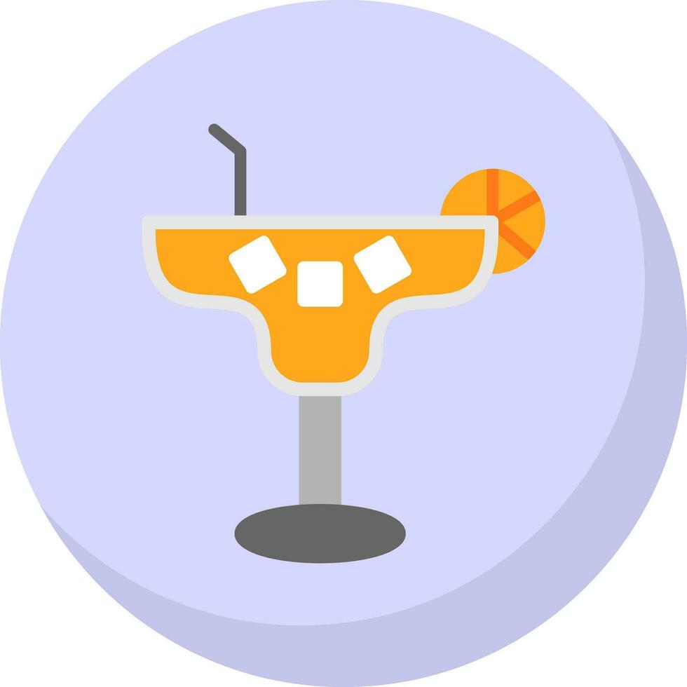 Margarita Cocktail Vector Icon Design