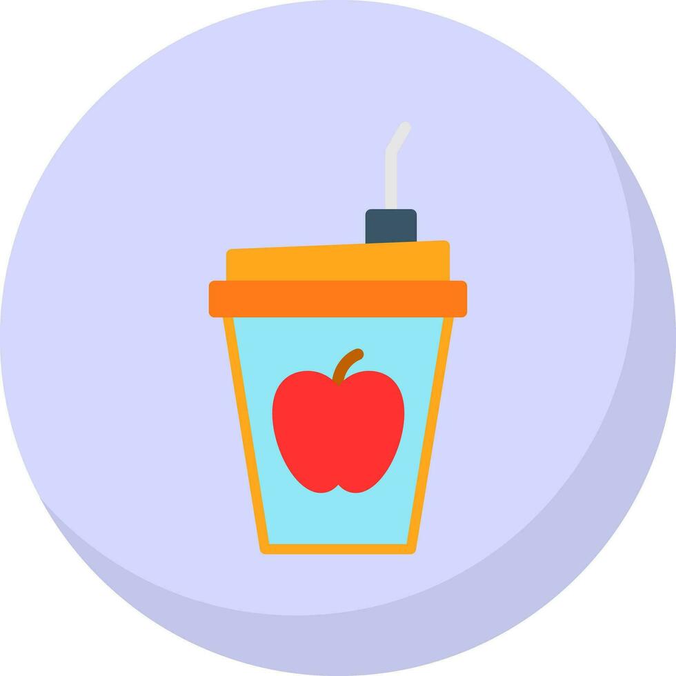 Fruit Smoothie Vector Icon Design
