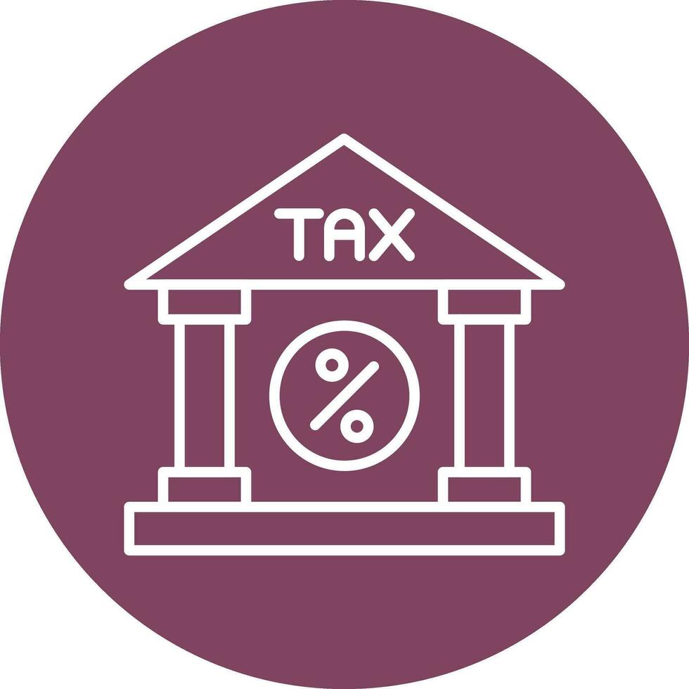 Tax Office Vector Icon