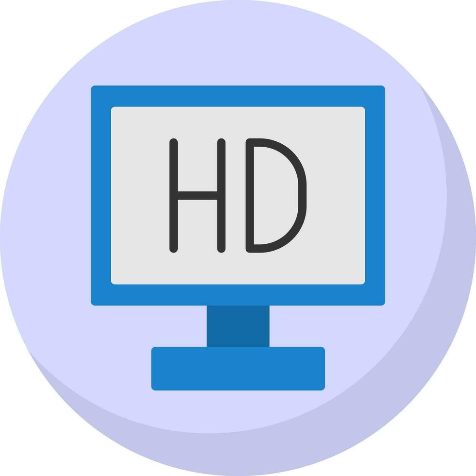 Video display Vector Icon Design