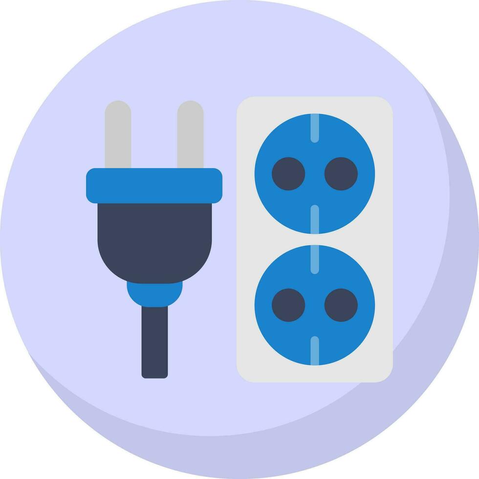 Electric socket Vector Icon Design