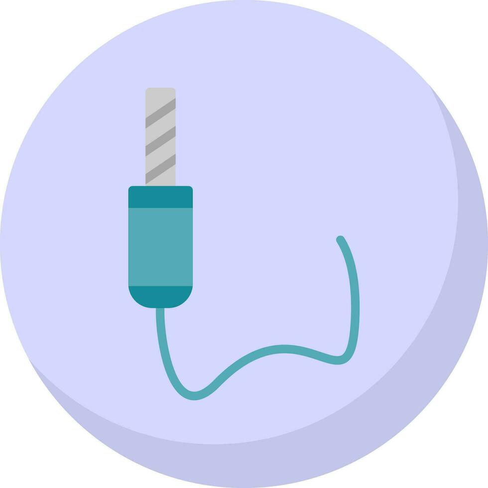 diseño de icono de vector de conector de audio