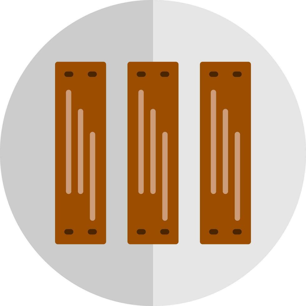 Planks Vector Icon Design