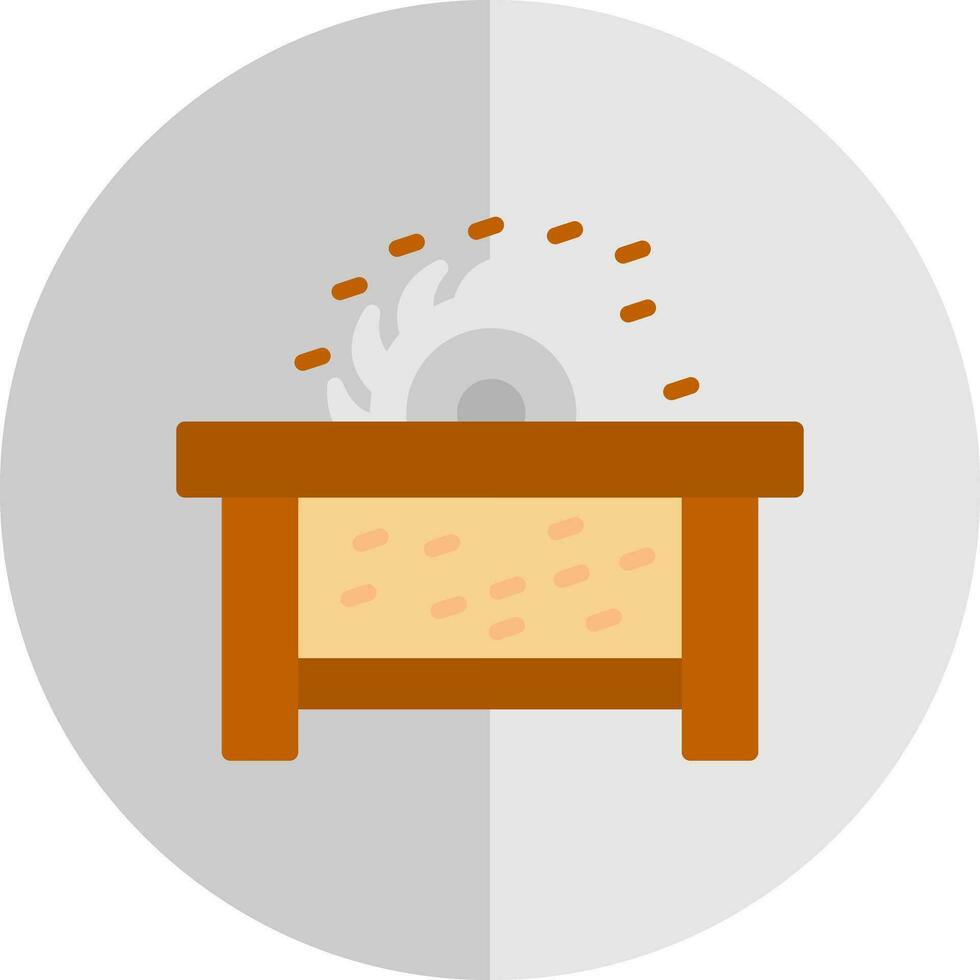 Sawdust Vector Icon Design