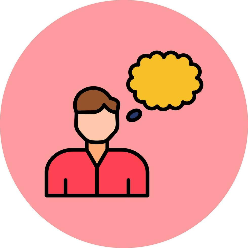 Daydreaming Vector Icon
