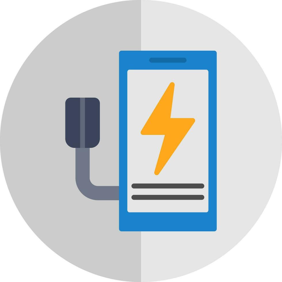 Mobile charging Vector Icon Design
