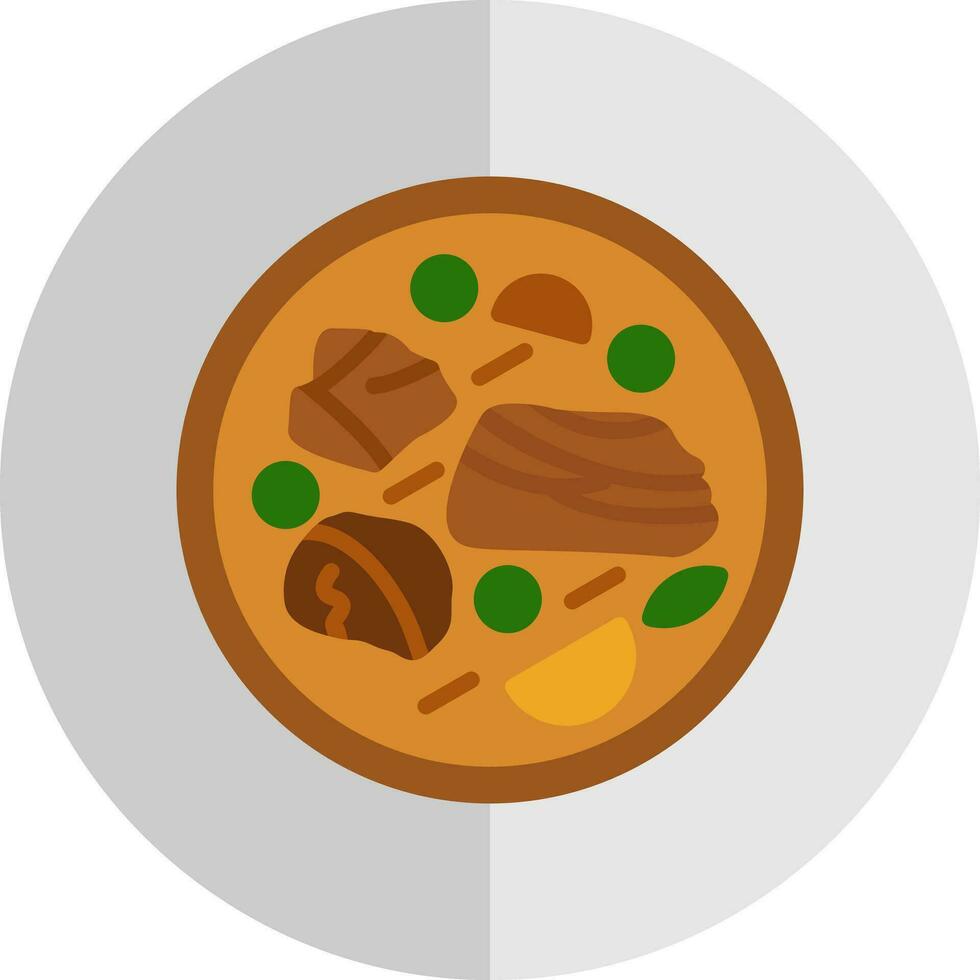 Beef Stew Vector Icon Design
