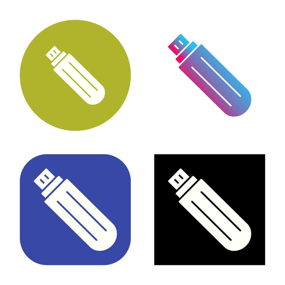 Unique USB Drive Vector Icon