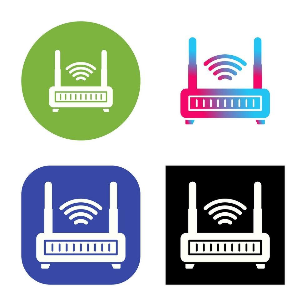 Wifi Router Vector Icon