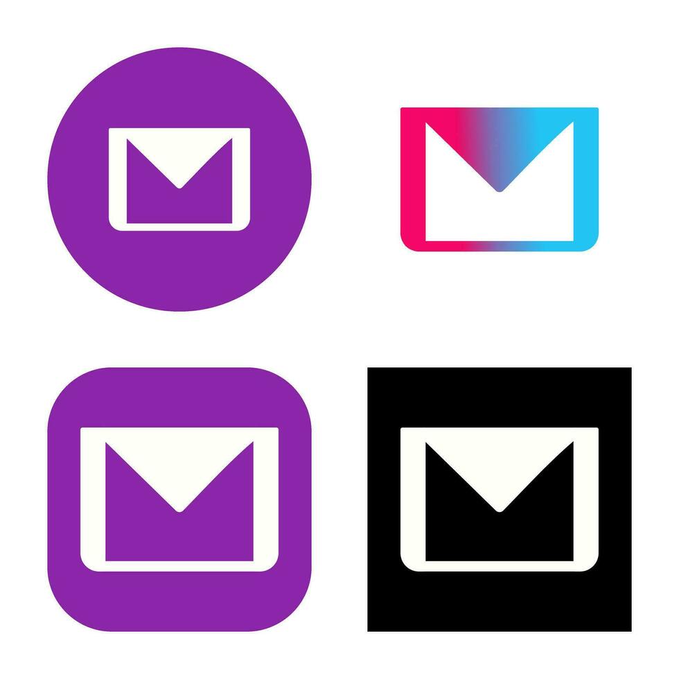 Unique Email Vector Icon