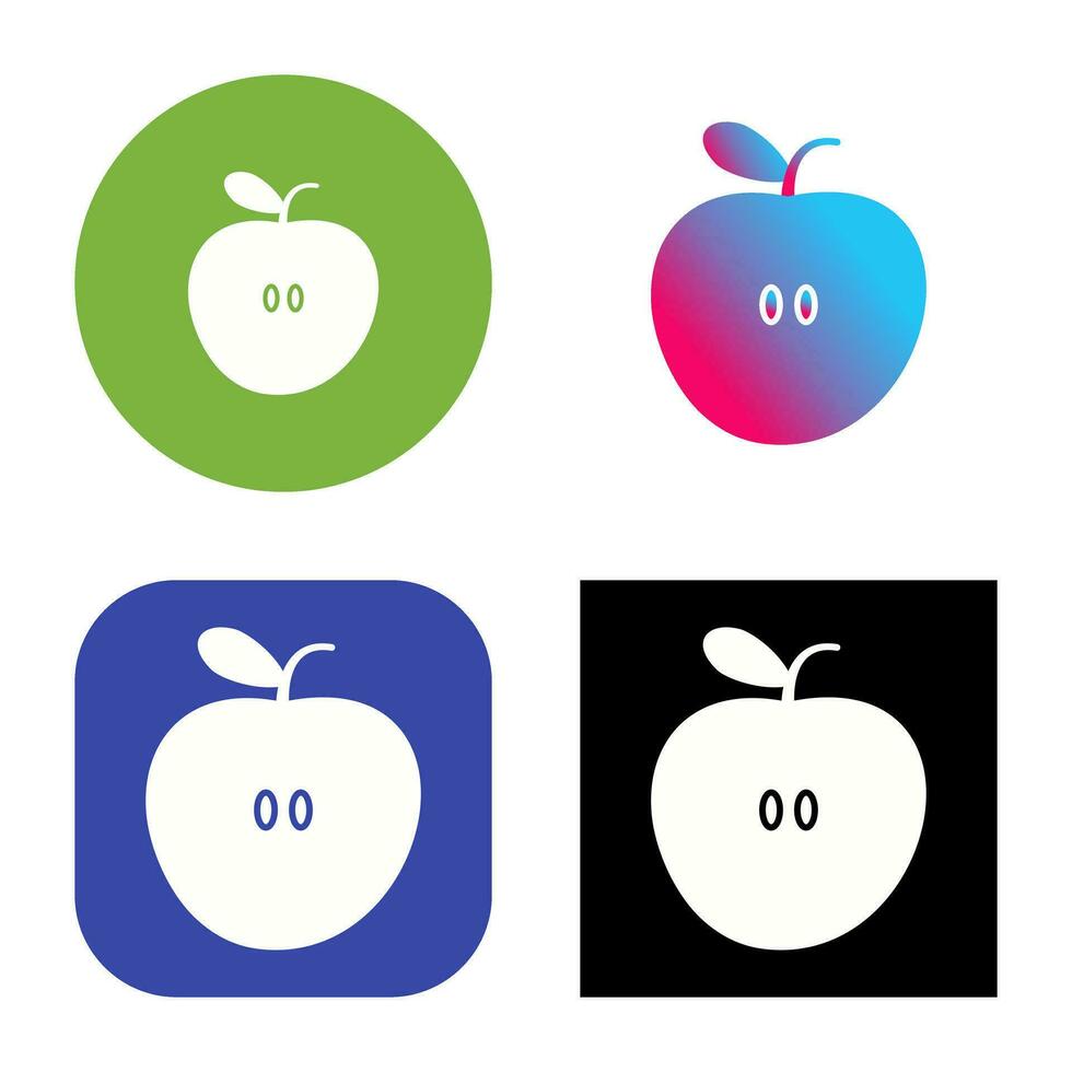 icono de vector de manzanas