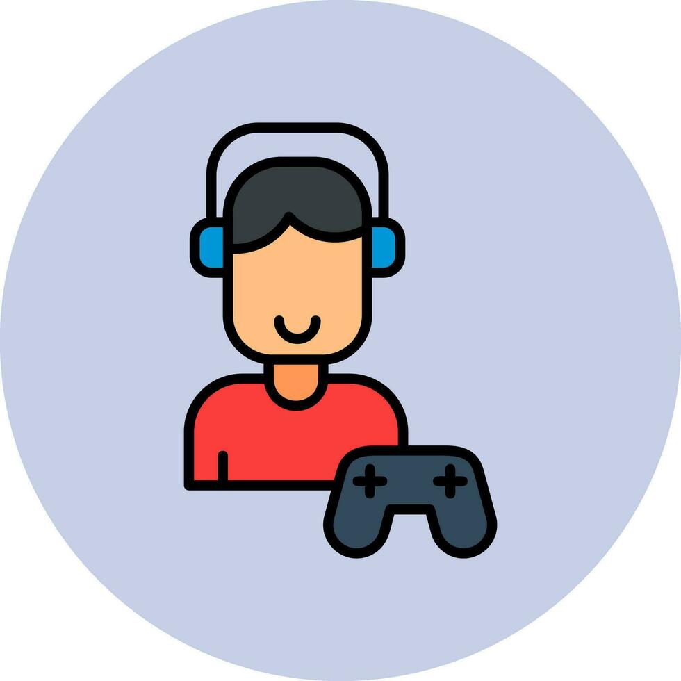 Gamer Vector Icon