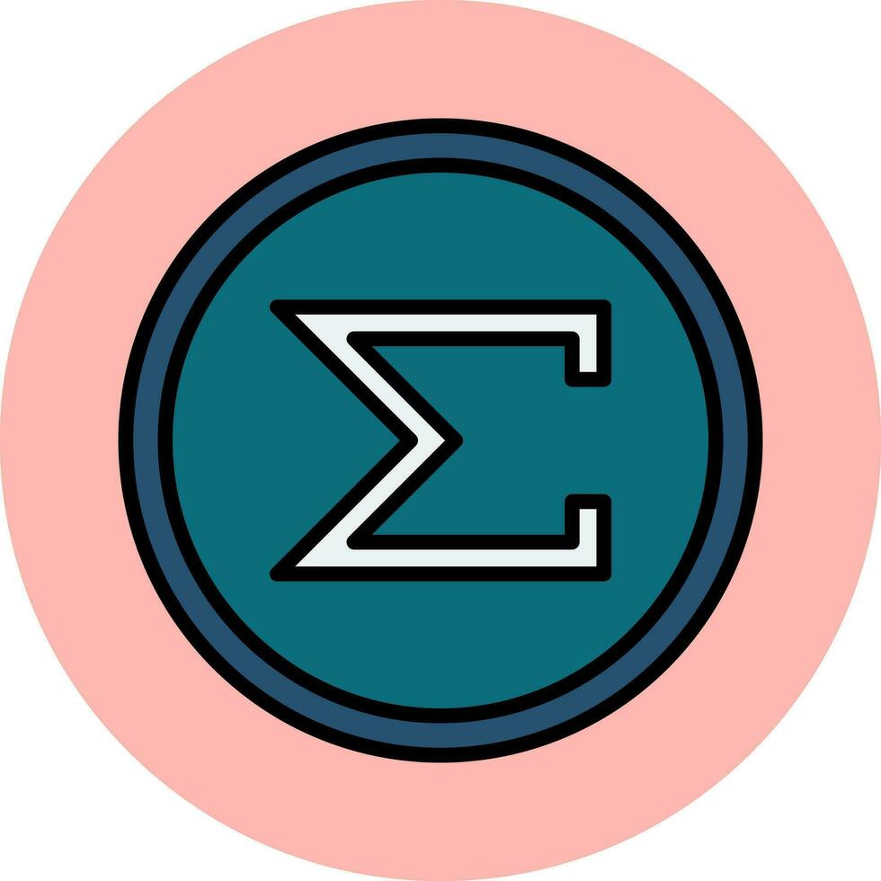 Sum Vector Icon