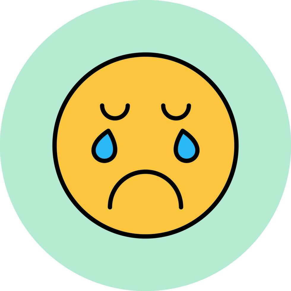 Crying Vector Icon