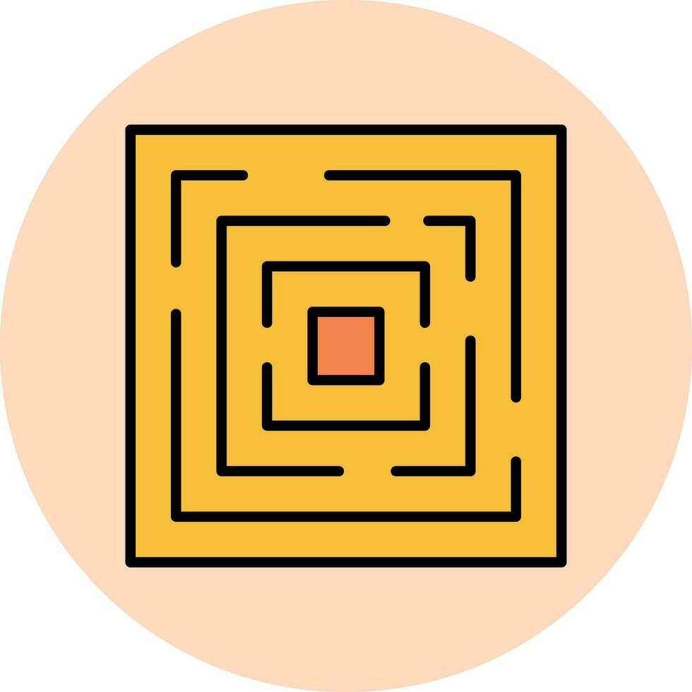 Maze Vector Icon
