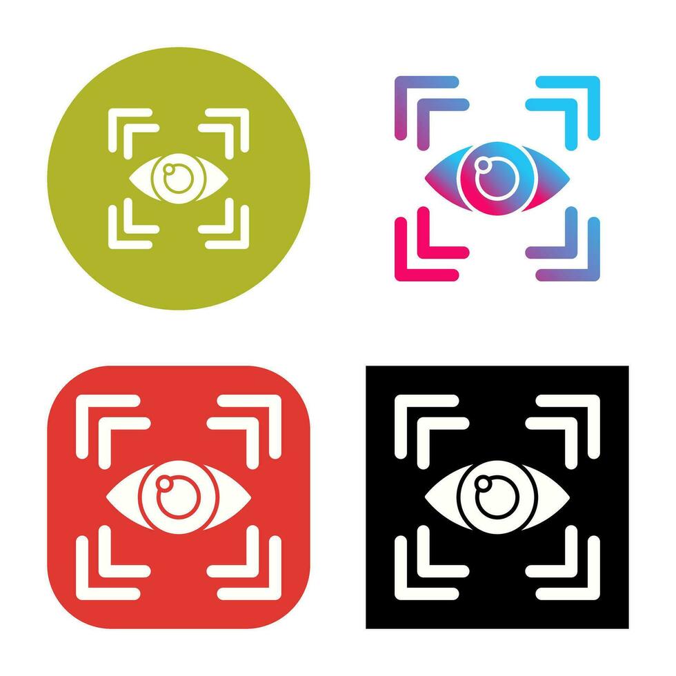 Eye Scan Vector Icon