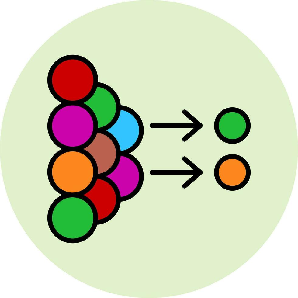 Diffusion Vector Icon