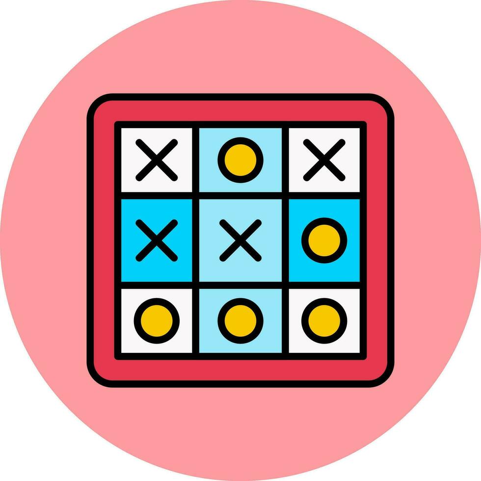 Tic Tac Toe Vector Icon