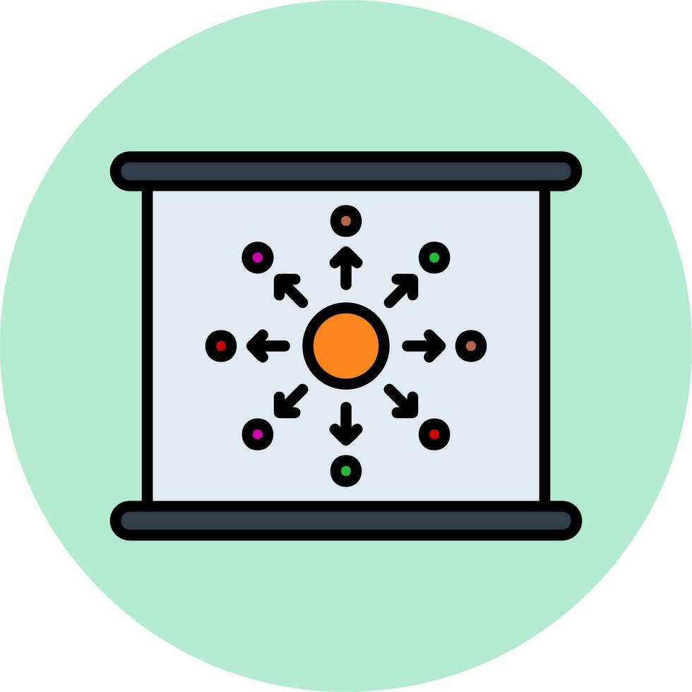 Diffusion Vector Icon