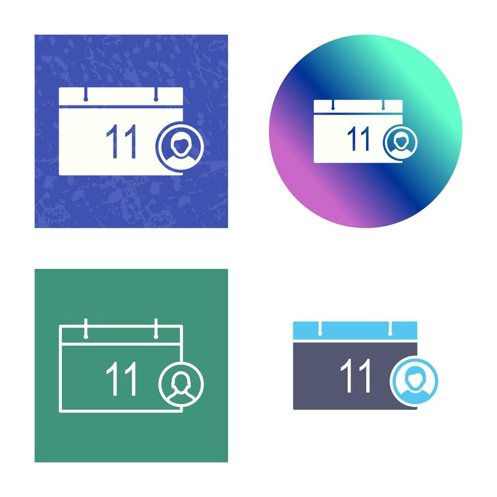 Unique Event Management Vector Icon