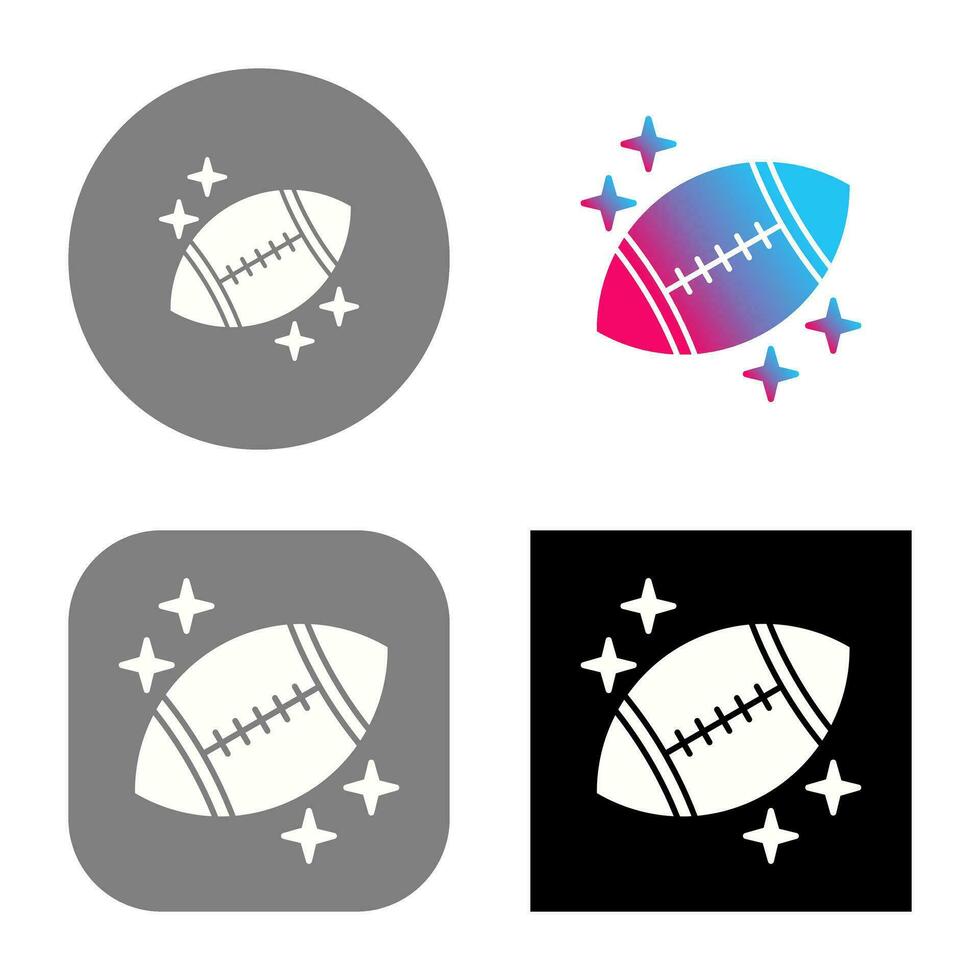 Rugby Vector Icon