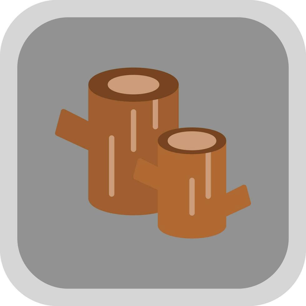 Log Vector Icon Design