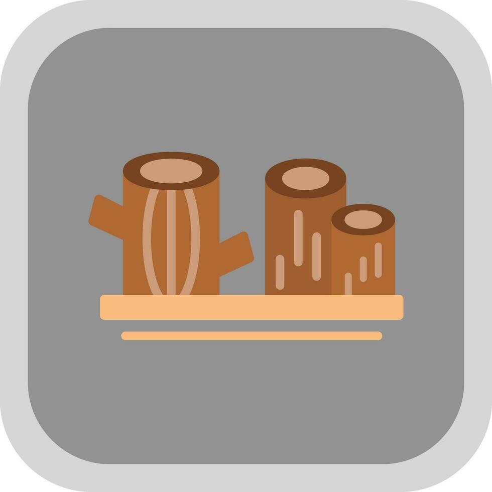 Logs Vector Icon Design