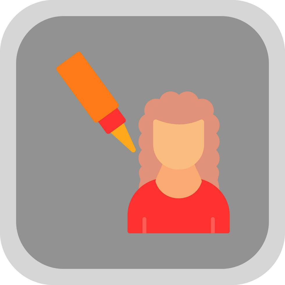 Scalp Treatment Vector Icon Design