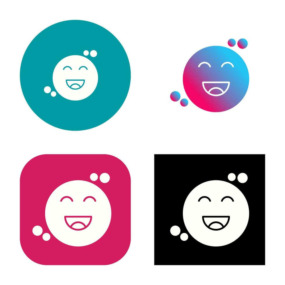 Happiness Vector Icon