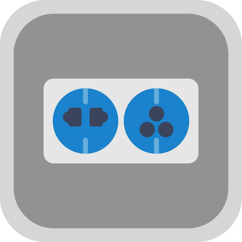 Wall socket Vector Icon Design