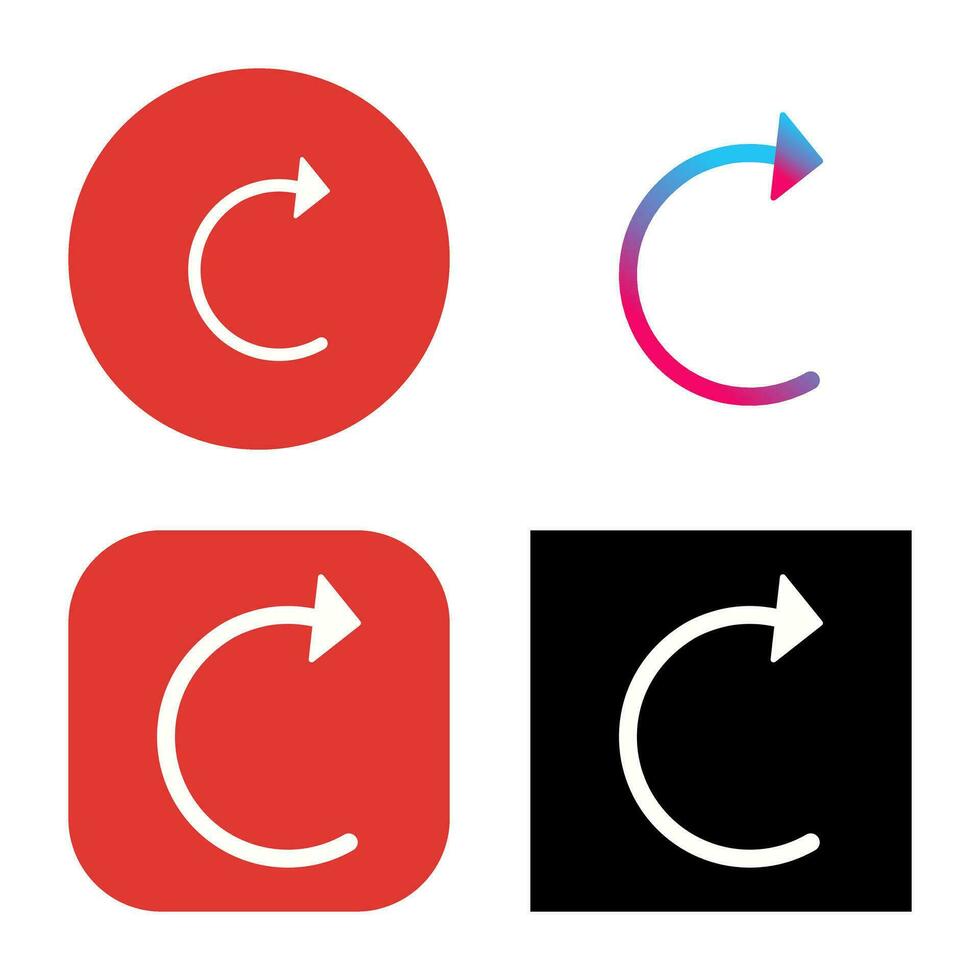 Unique Reload Vector Icon