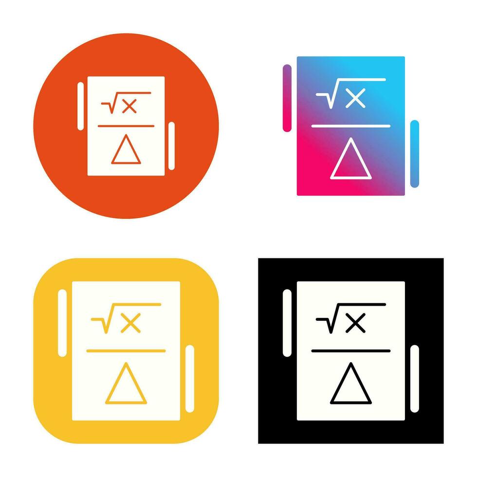 Formula Vector Icon