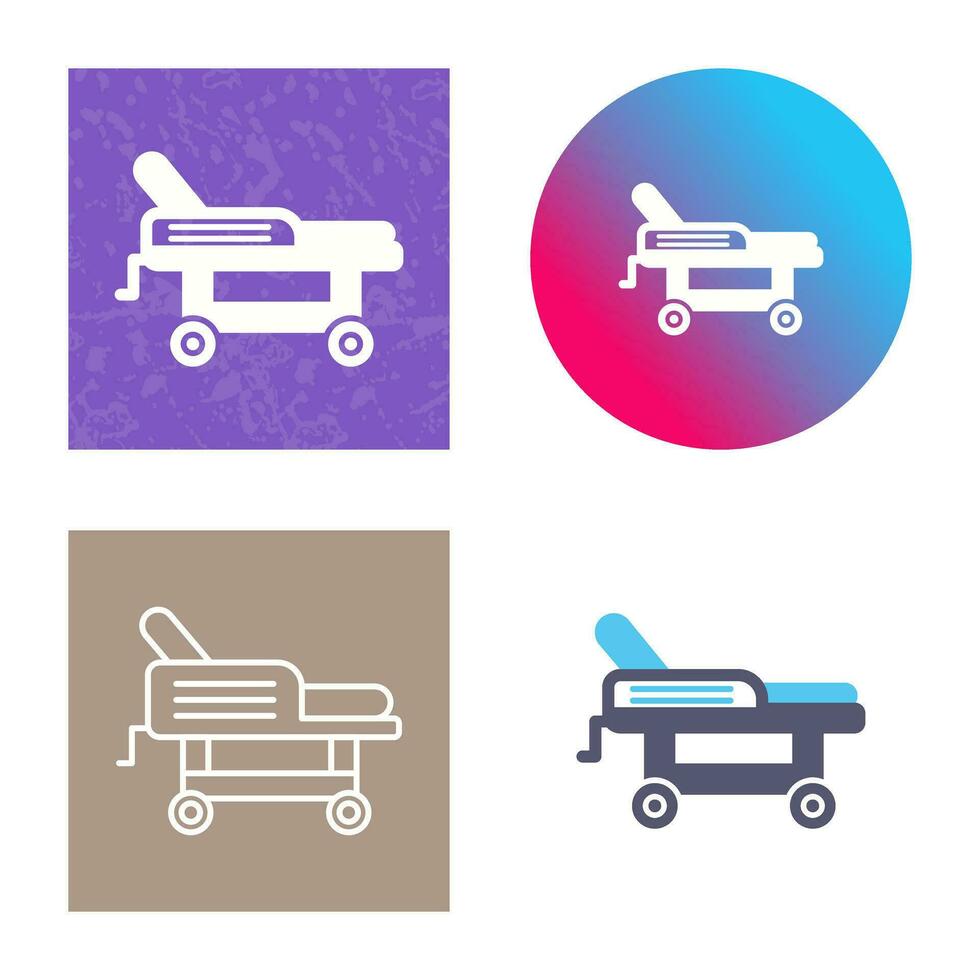 Hospital Bed Vector Icon