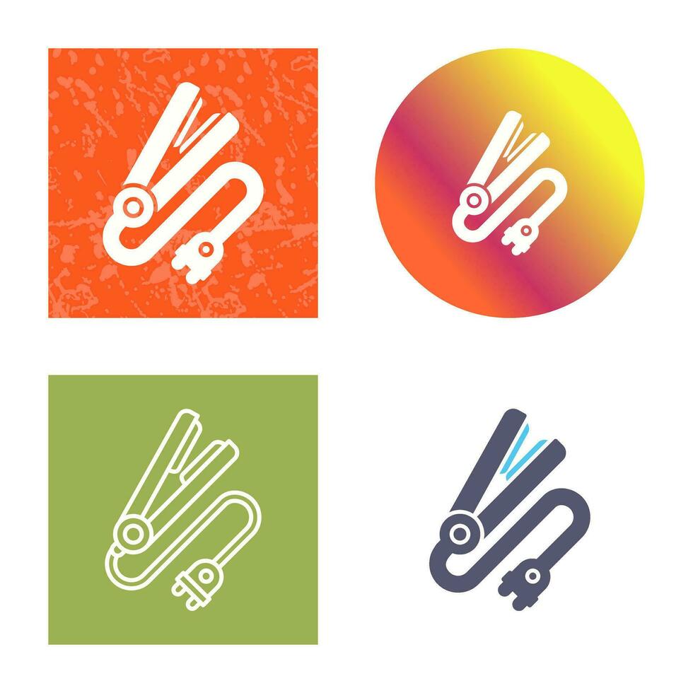 Hair iron Vector Icon