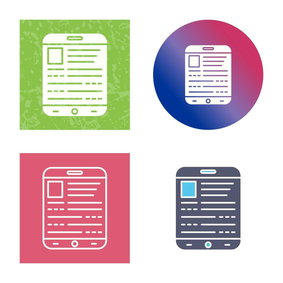 Ebook Vector Icon