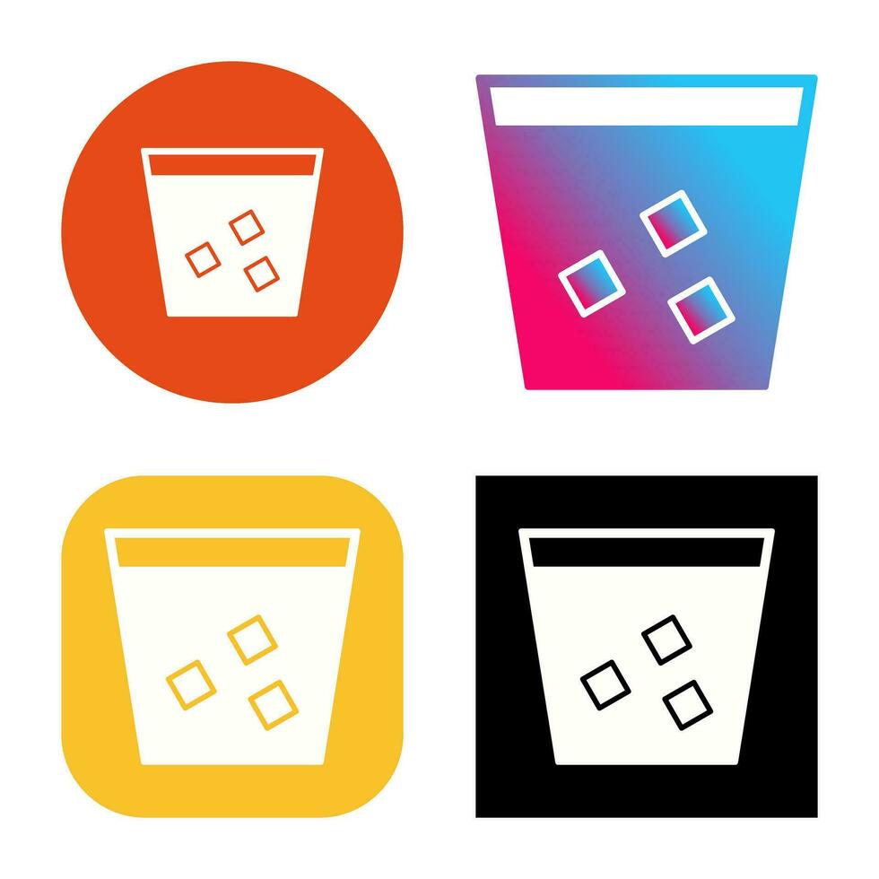Unique Double Shot Vector Icon