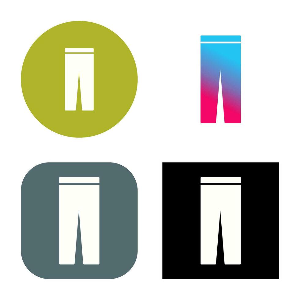 icono de vector de pantalones