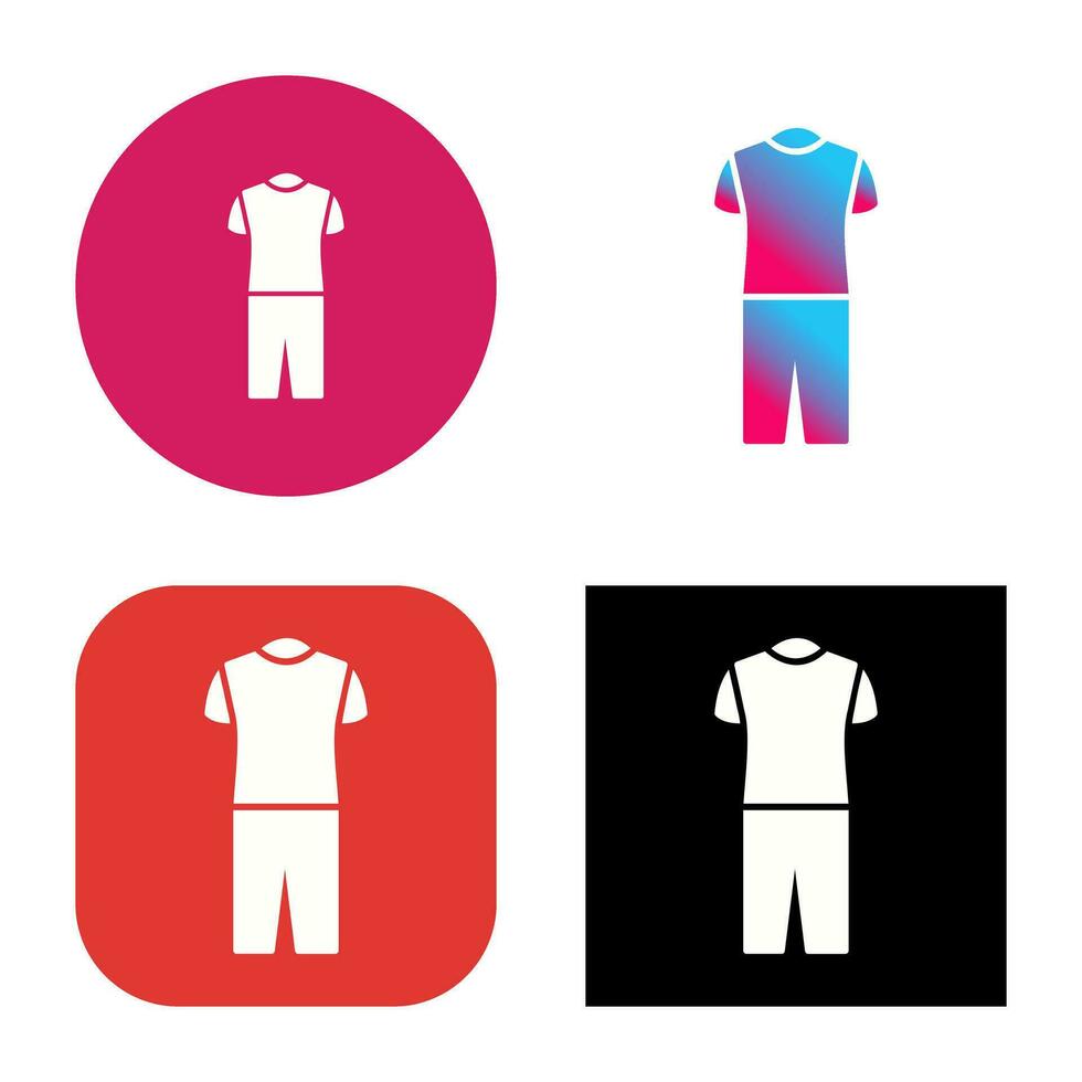 Pyjamas Suit Vector Icon