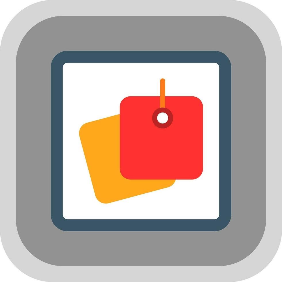 Sticky Notes Vector Icon Design