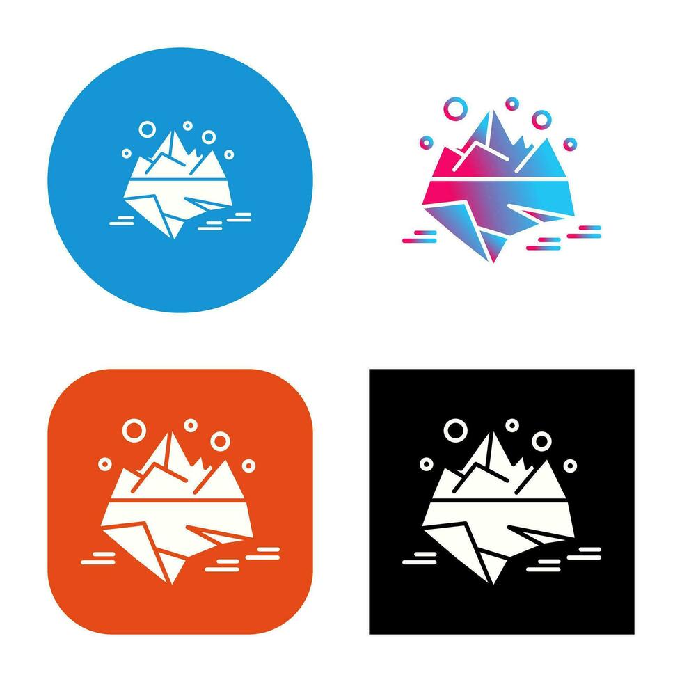 Iceberg Vector Icon