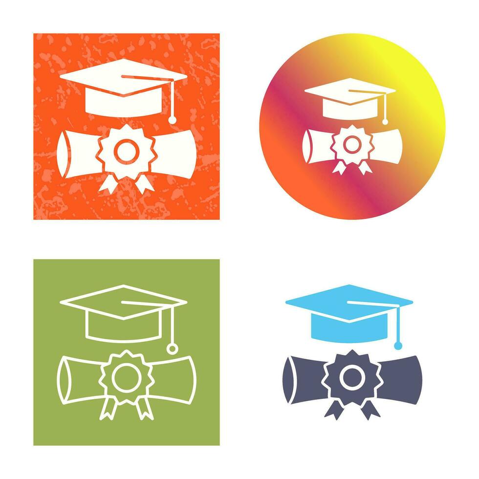 icono de vector de graduación