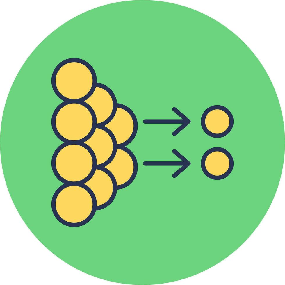 Diffusion Vector Icon
