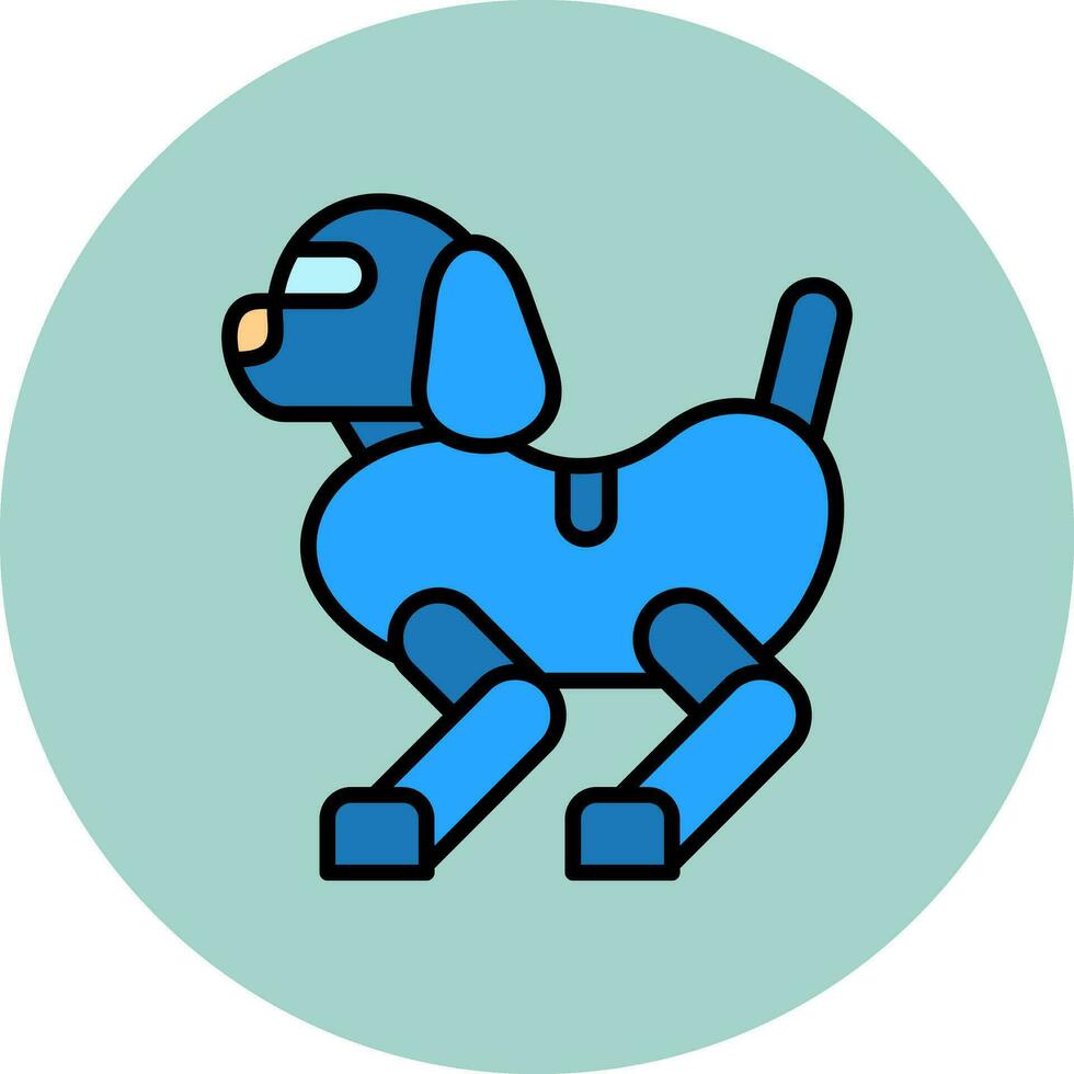 icono de vector de perro