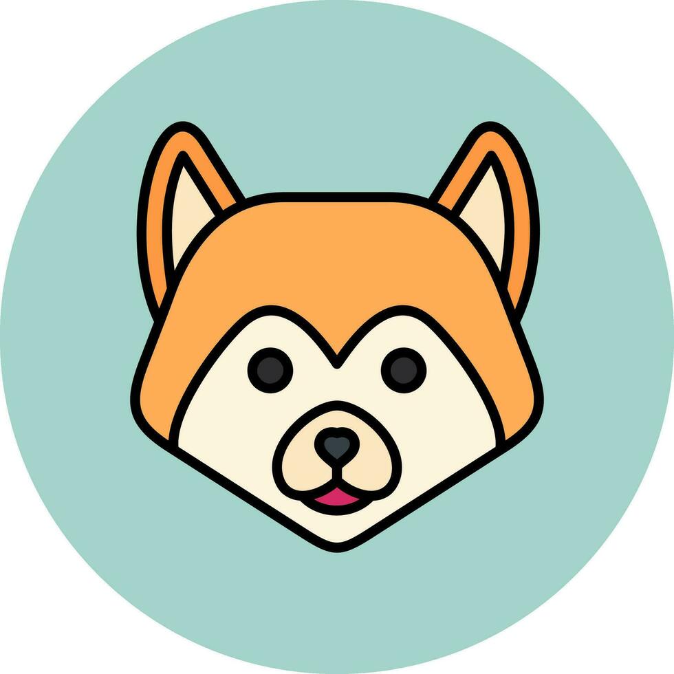 Akita Vector Icon