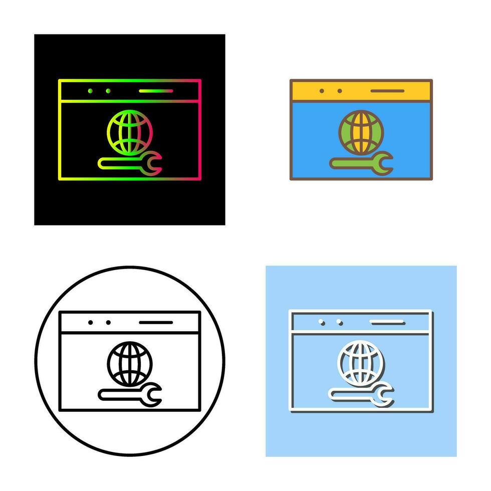 Unique Web Support Vector Icon